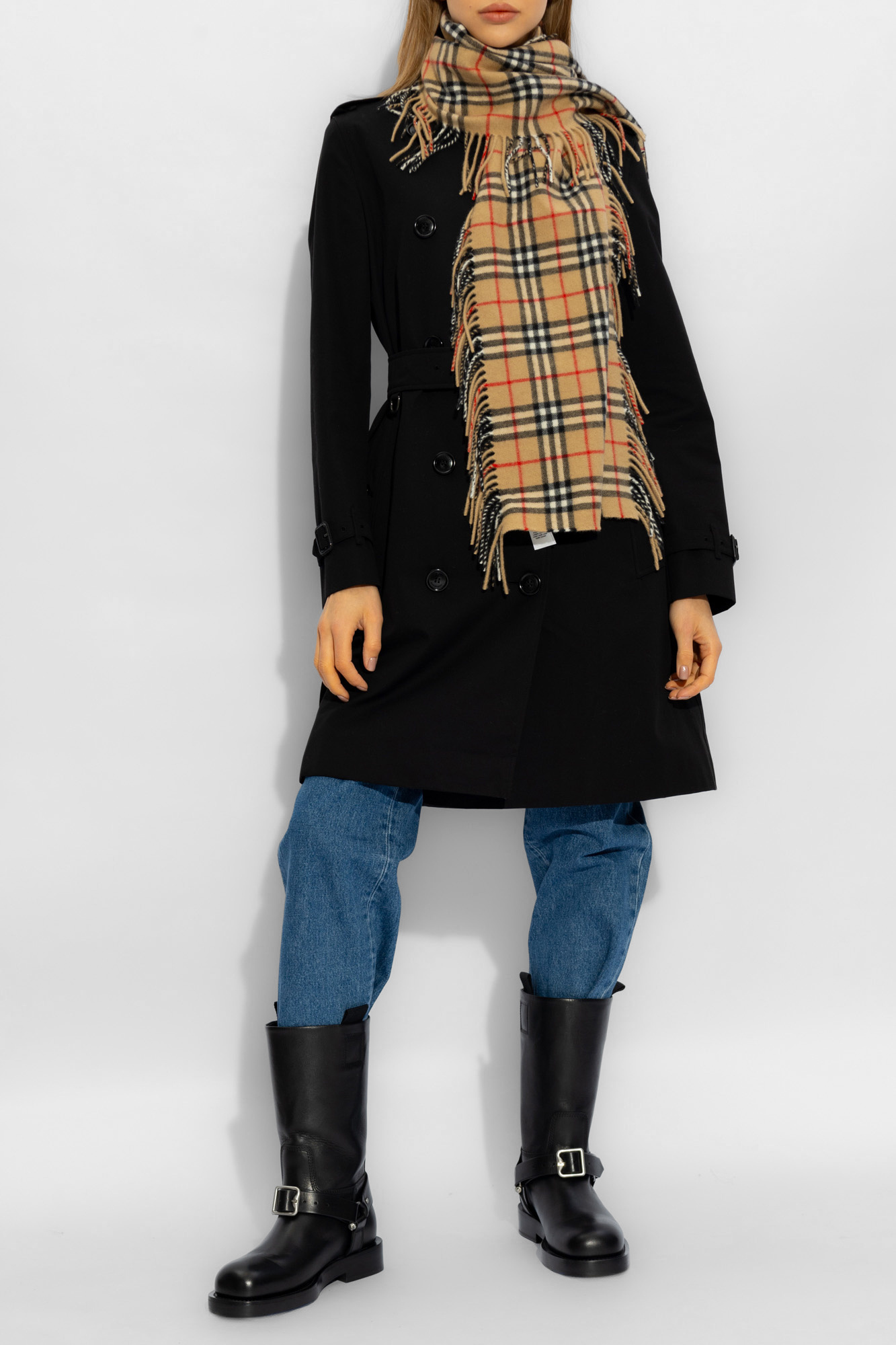 トレンチコート Burberry FW25 Black cotton trench coat (8079418 A1189) Burberry 'Waterloo' trench coat | Women's Clothing | Vitkac
